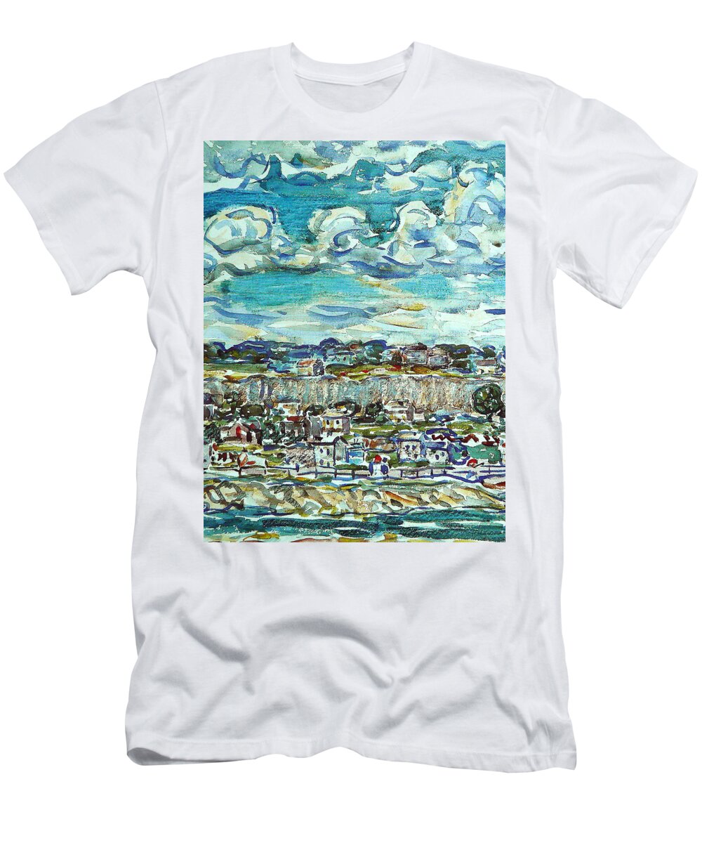 Saint-malo T-Shirt featuring the painting Saint Malo by Maurice Prendergast