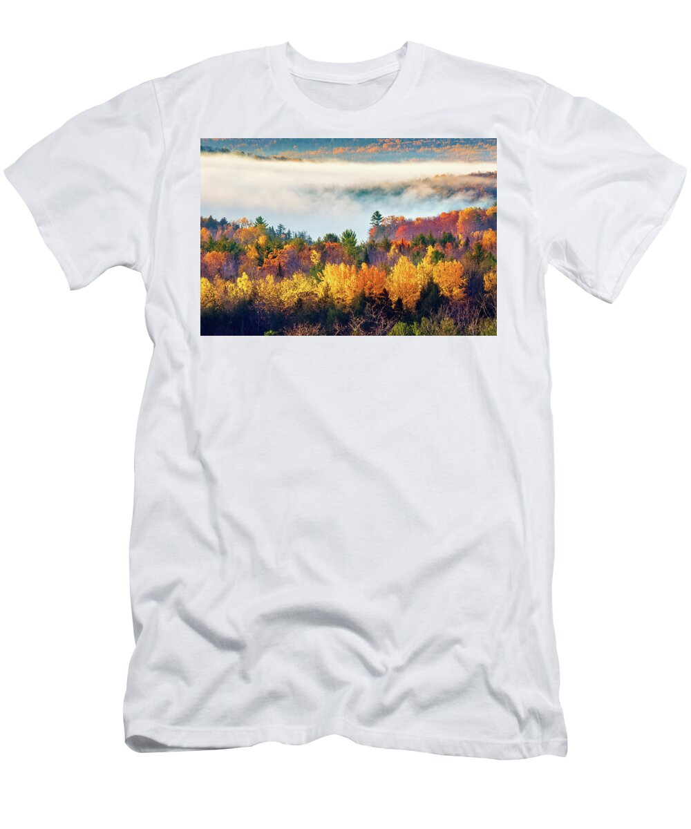 Autumn T-Shirt featuring the photograph Autumn 34a3065 by Greg Hartford