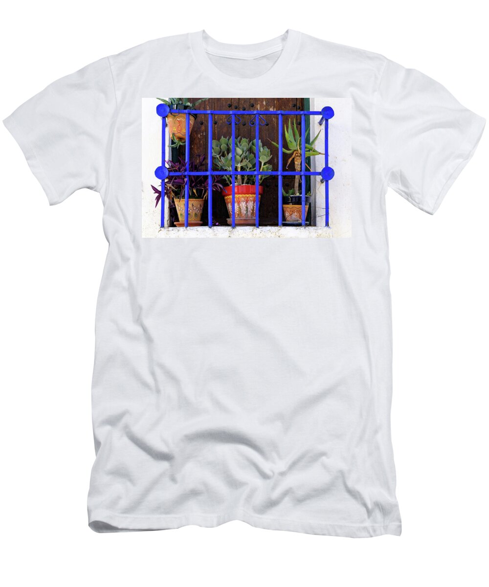 Balcony T-Shirt featuring the photograph Balcony display by Gary Browne