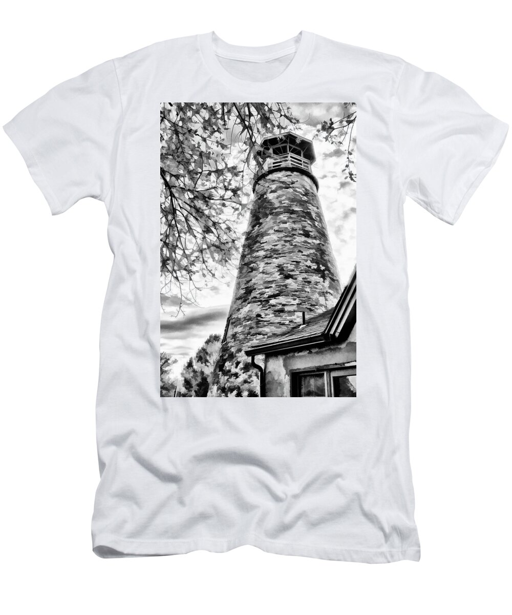 2017 T-Shirt featuring the photograph Barcelona Lighthouse by Monroe Payne