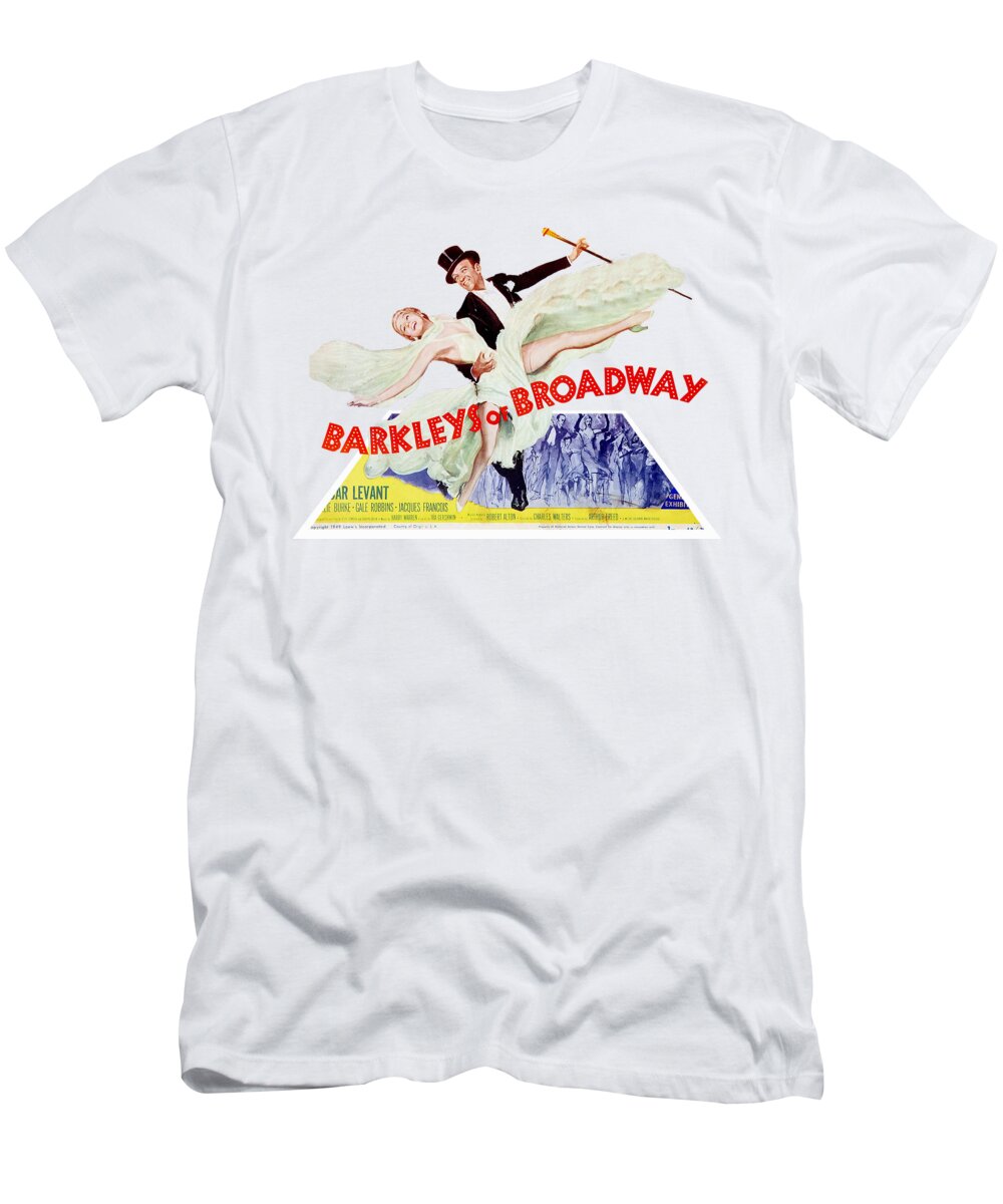 Barkley T-Shirt featuring the mixed media ''Barkleys of Broadway'' - 3d movie poster by Movie World Posters
