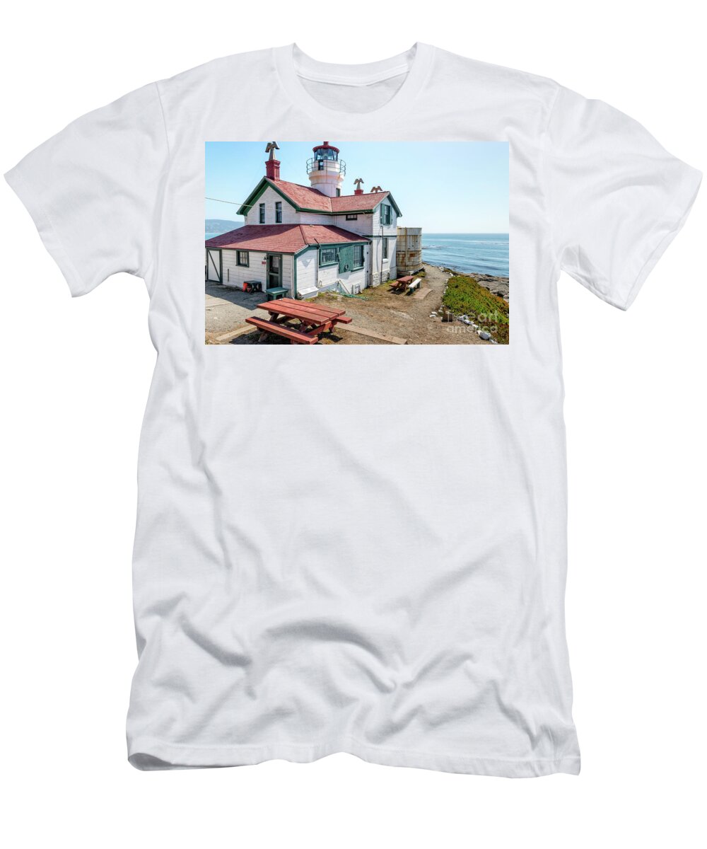 Afternoon T-Shirt featuring the photograph Battery Point Lighthouse 3 by Al Andersen