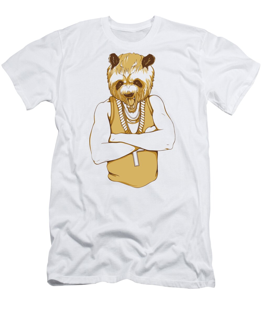 Mutant T-Shirt featuring the digital art Bear Man by Jacob Zelazny