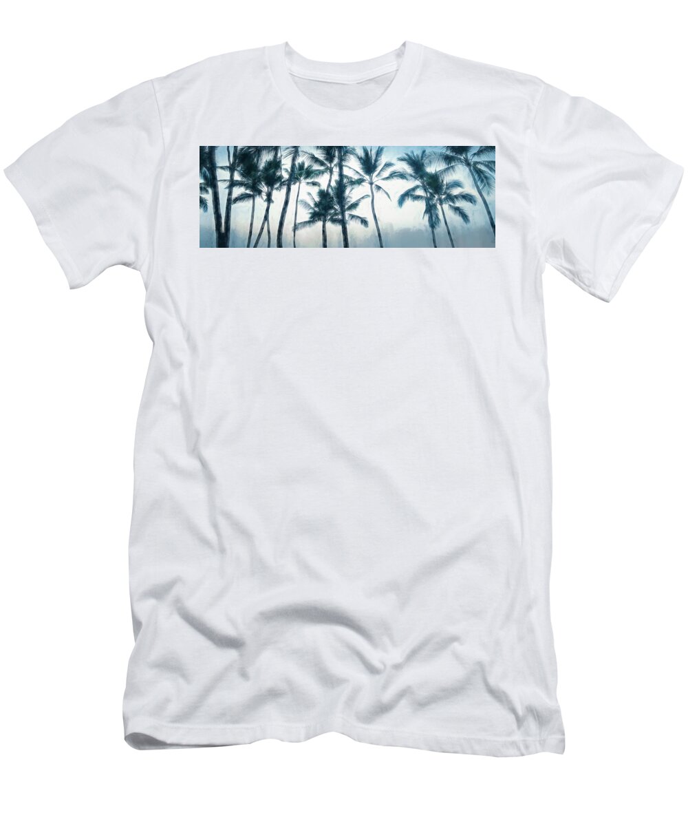 Hawaii T-Shirt featuring the photograph Big Island Palms by Don Schwartz
