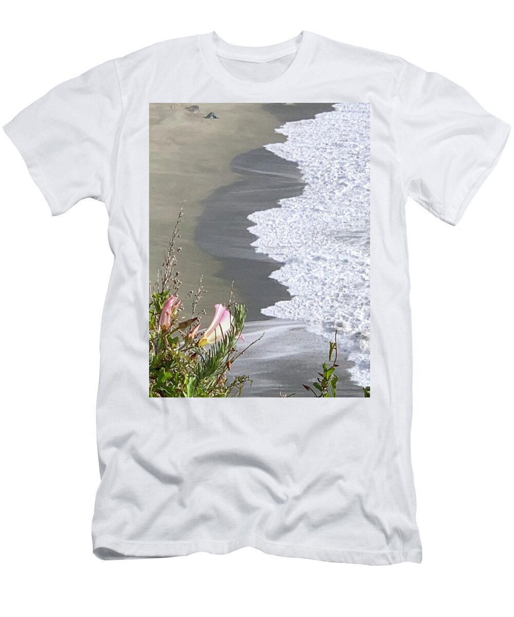 Ocean T-Shirt featuring the photograph Big Sur Coast Morning Glory by Sandy Rakowitz