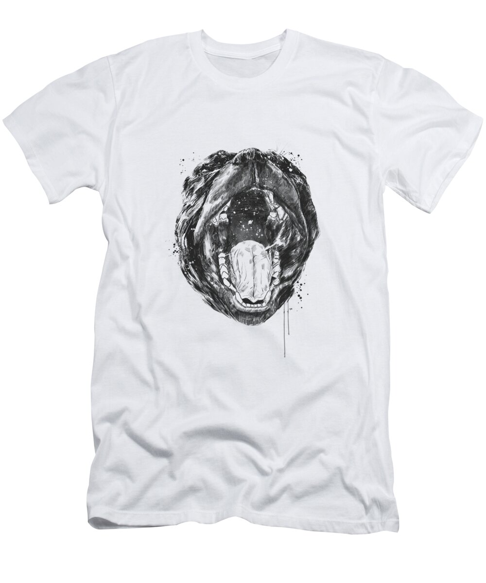 Animals T-Shirt featuring the drawing Birth of the universe by Balazs Solti