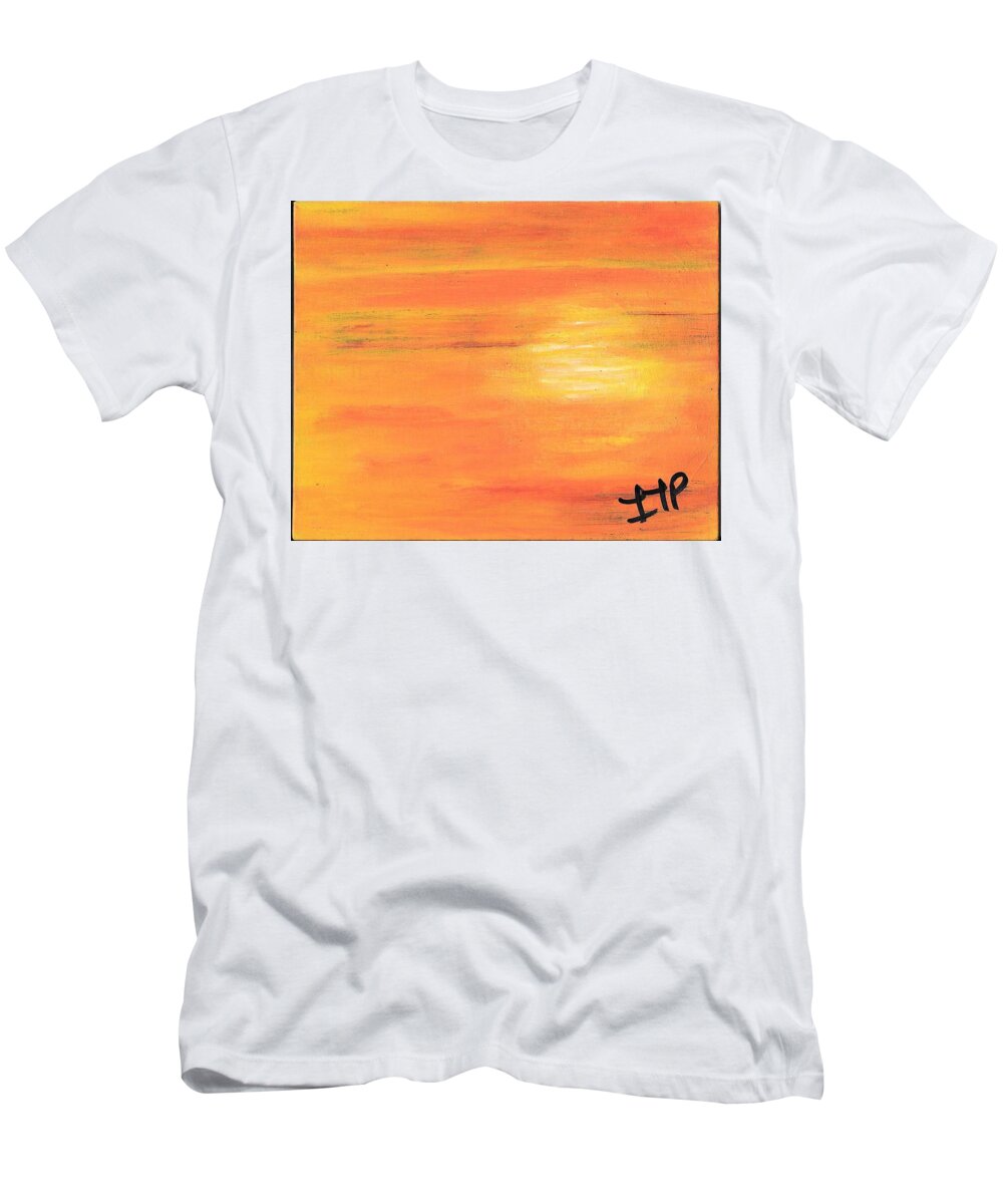 Sky T-Shirt featuring the painting Blissed Out by Esoteric Gardens KN