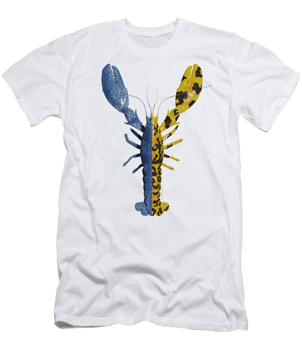 Blue and Calico Lobster by Joseph Ritzer -