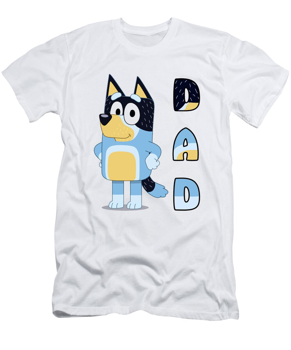 Bluey T-Shirt by Kendrick Dicky - Pixels