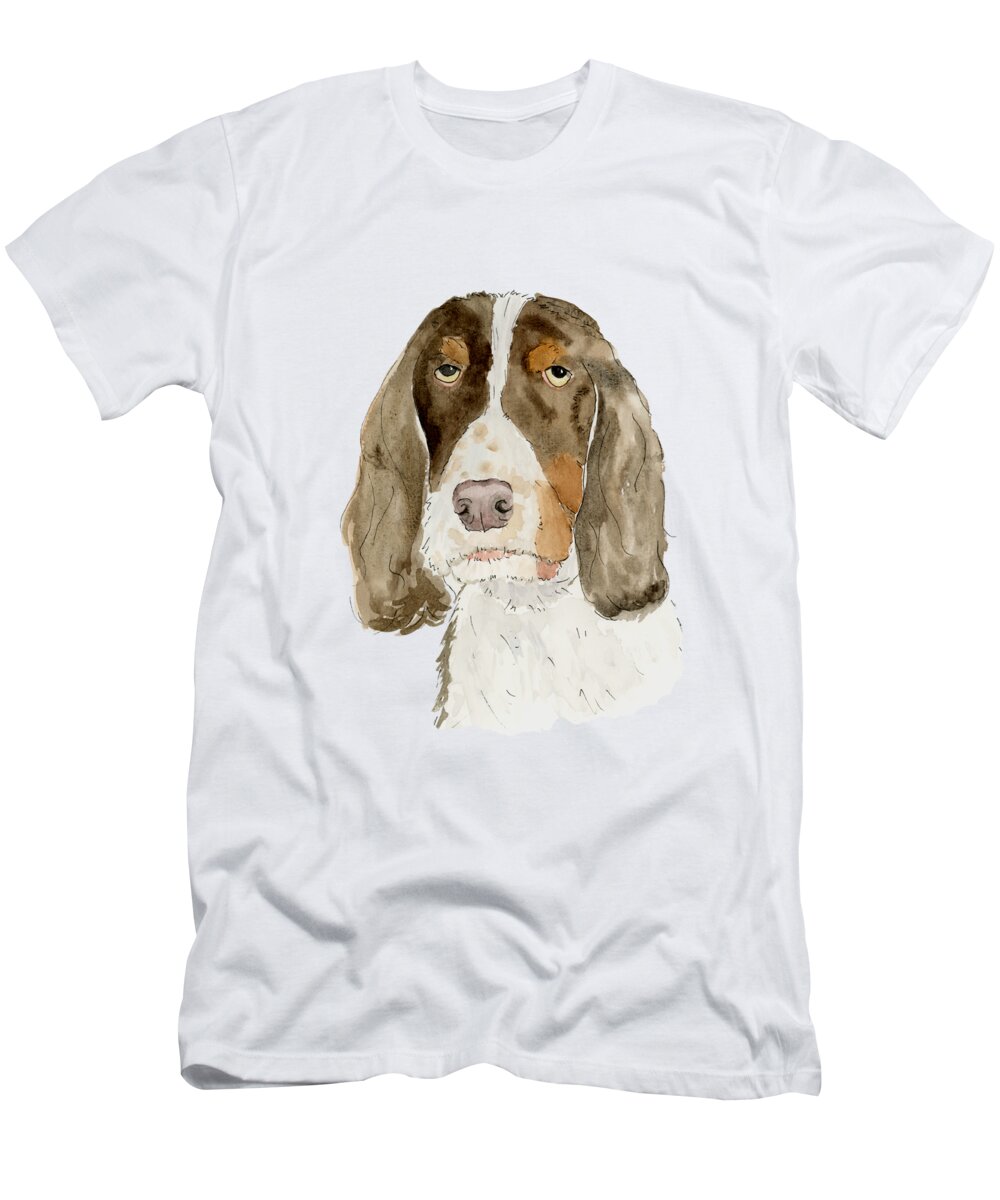 Dog T-Shirt featuring the painting Boomer by Angie Dal Maso