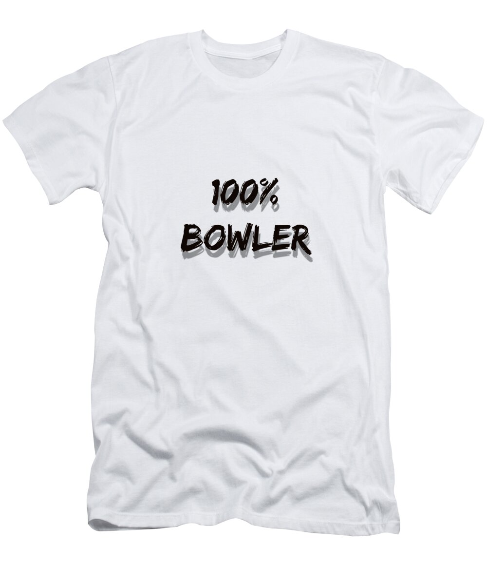 Bowling T-Shirt featuring the digital art Bowler by Chauncy Holmes