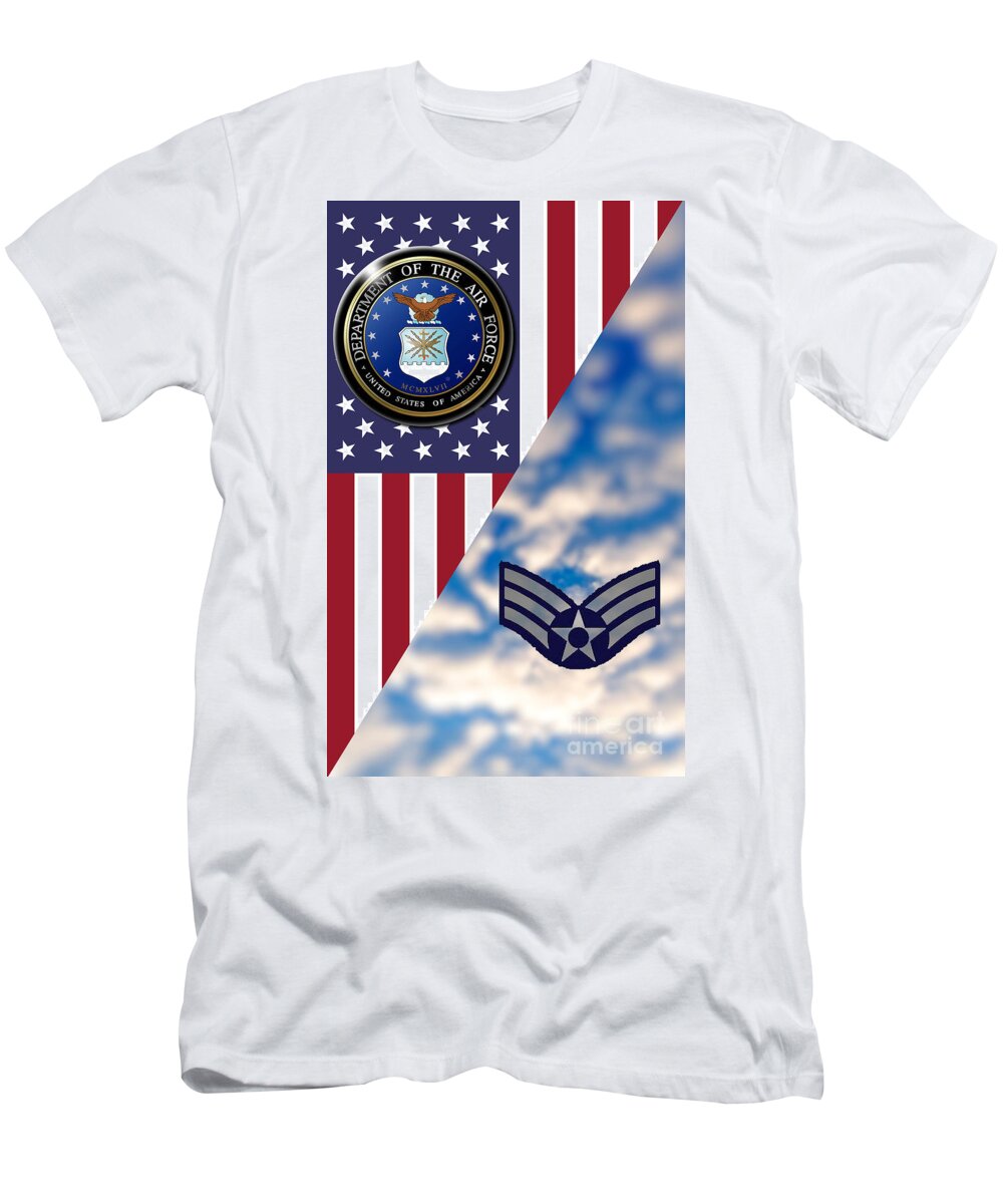 Buck Sergeant T-Shirt featuring the digital art Buck Sergeant by Bill Richards