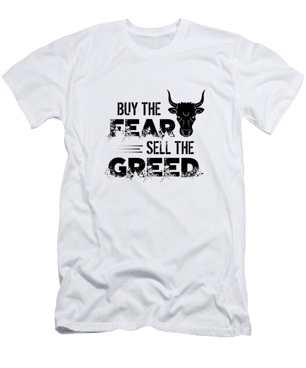 Buy The Fear Sell Market Investing T-Shirt The Perfect Presents - Pixels