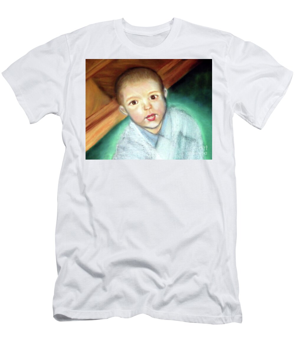  T-Shirt featuring the pastel Cameron by Shirley Moravec