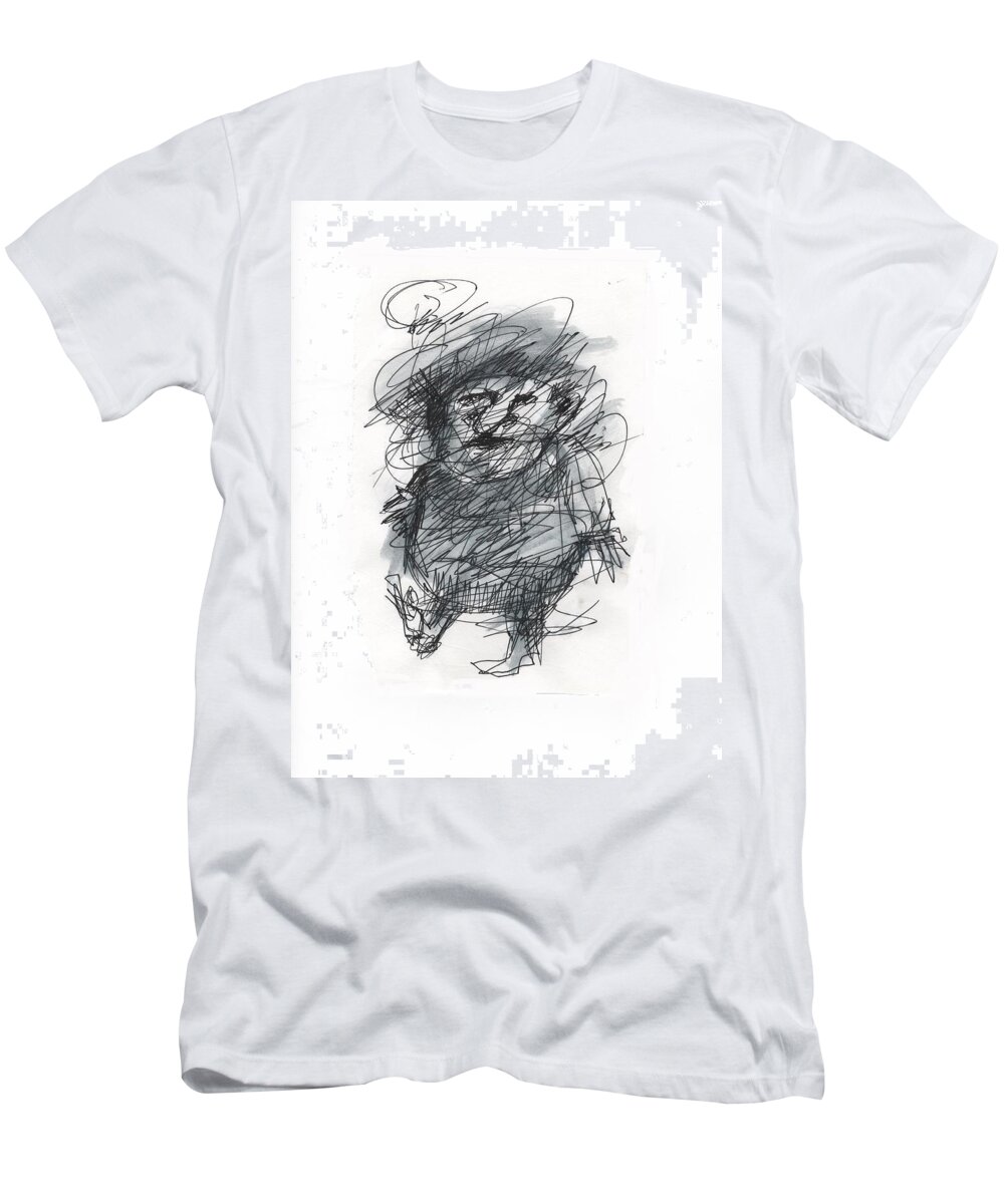  T-Shirt featuring the painting Carlson by Maxim Komissarchik