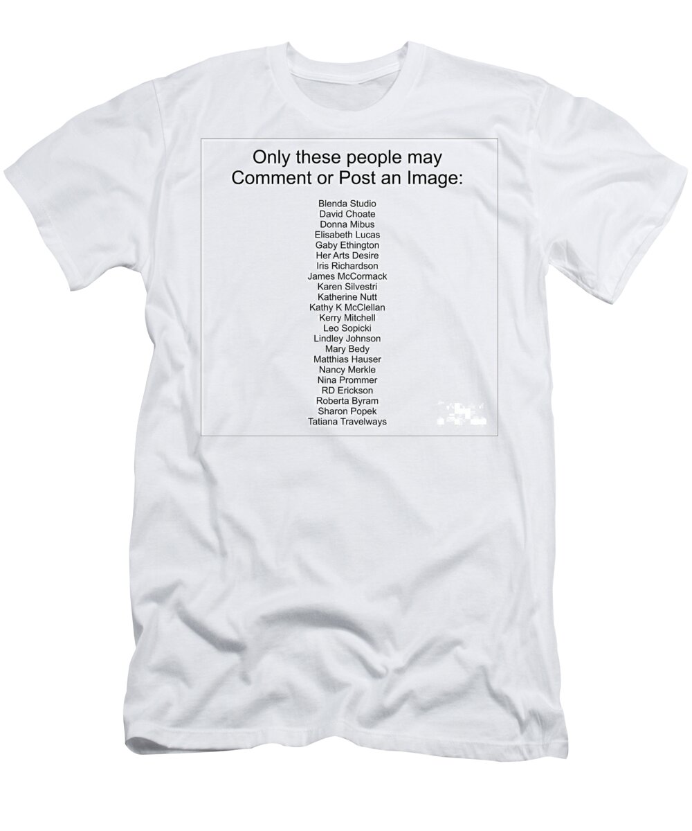  T-Shirt featuring the digital art Challenge Participants by Donna Mibus