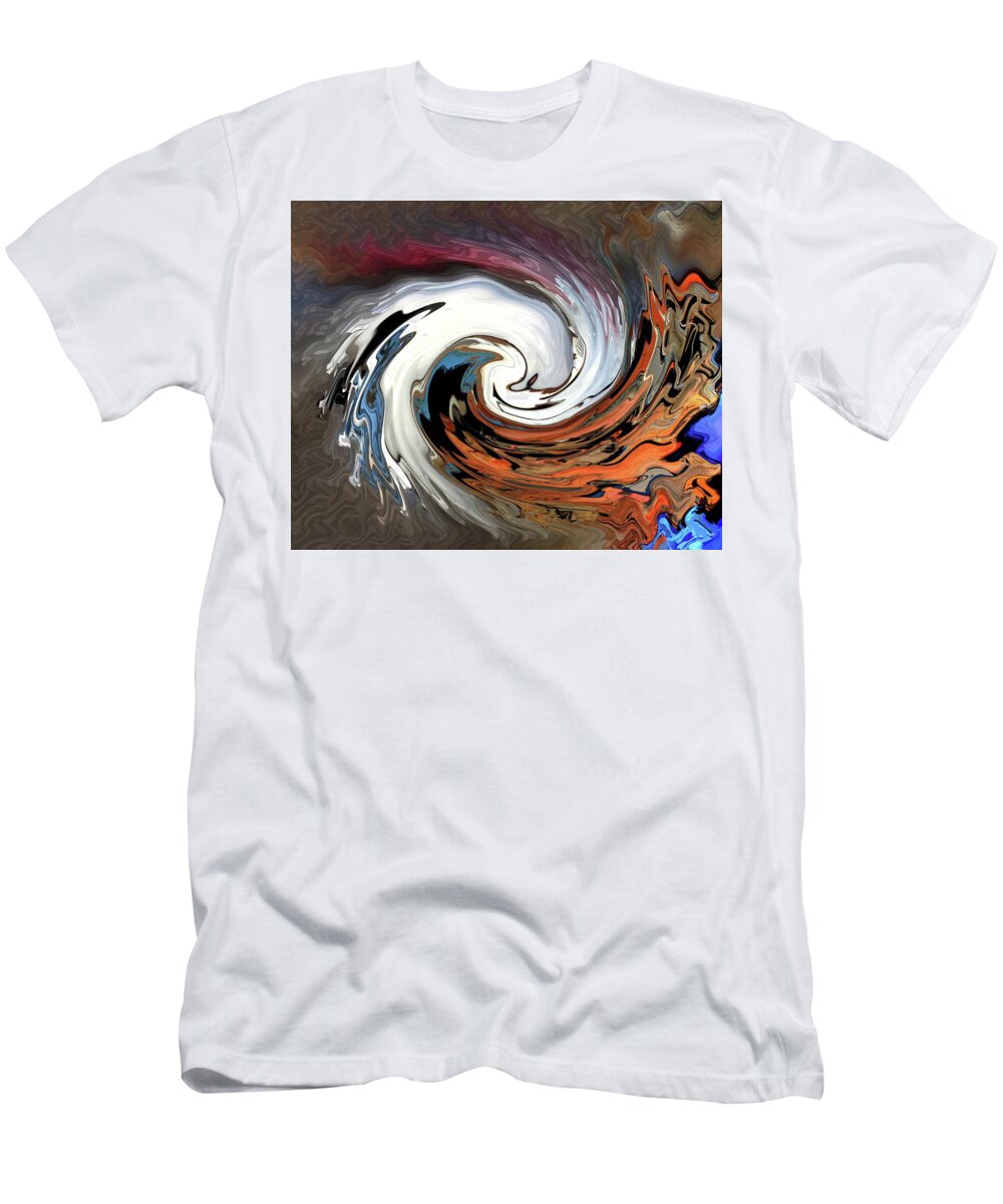 Abstract T-Shirt featuring the photograph Chevy on the Rez by Wayne King