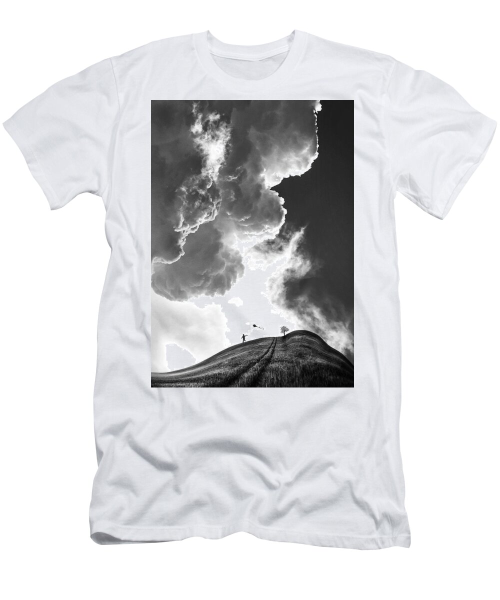 Fine Art T-Shirt featuring the photograph Childhood by Sofie Conte