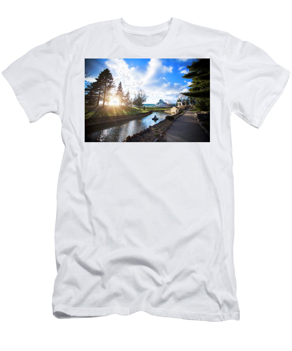  T-Shirt featuring the photograph Como Sunset by Nicole Engstrom