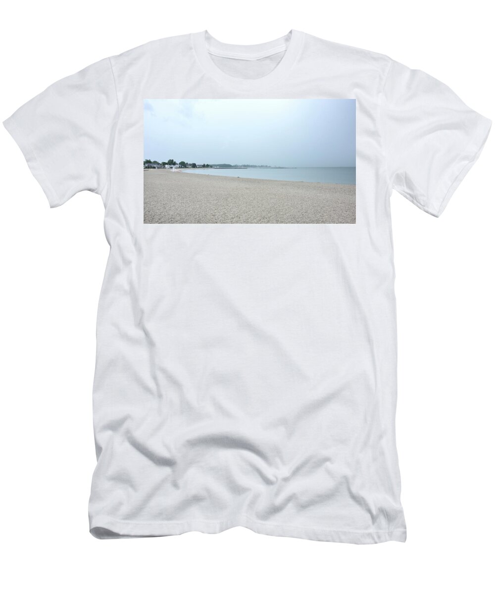 “compo Beach T-Shirt featuring the photograph Compo Beach, Connecticut by Brendan Reals