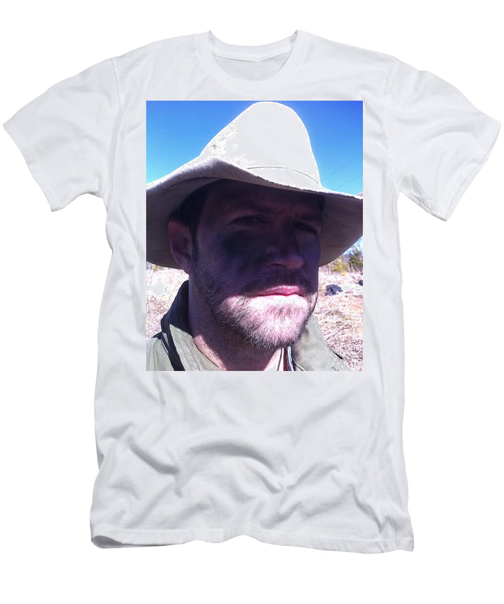 Cowboy T-Shirt featuring the photograph Cowboy by Lee Darnell