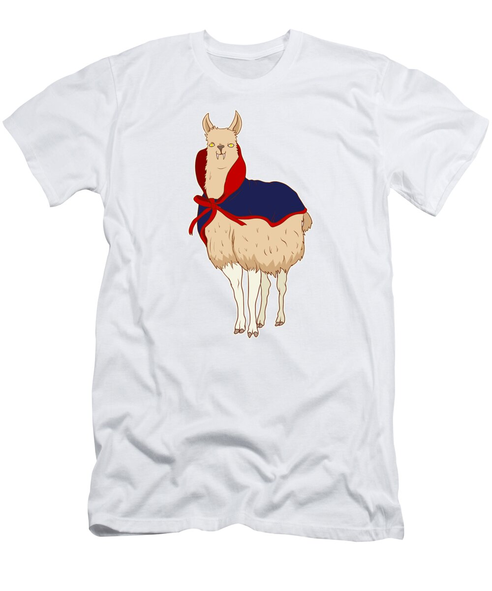 Adorable Llama Illustration T-Shirt