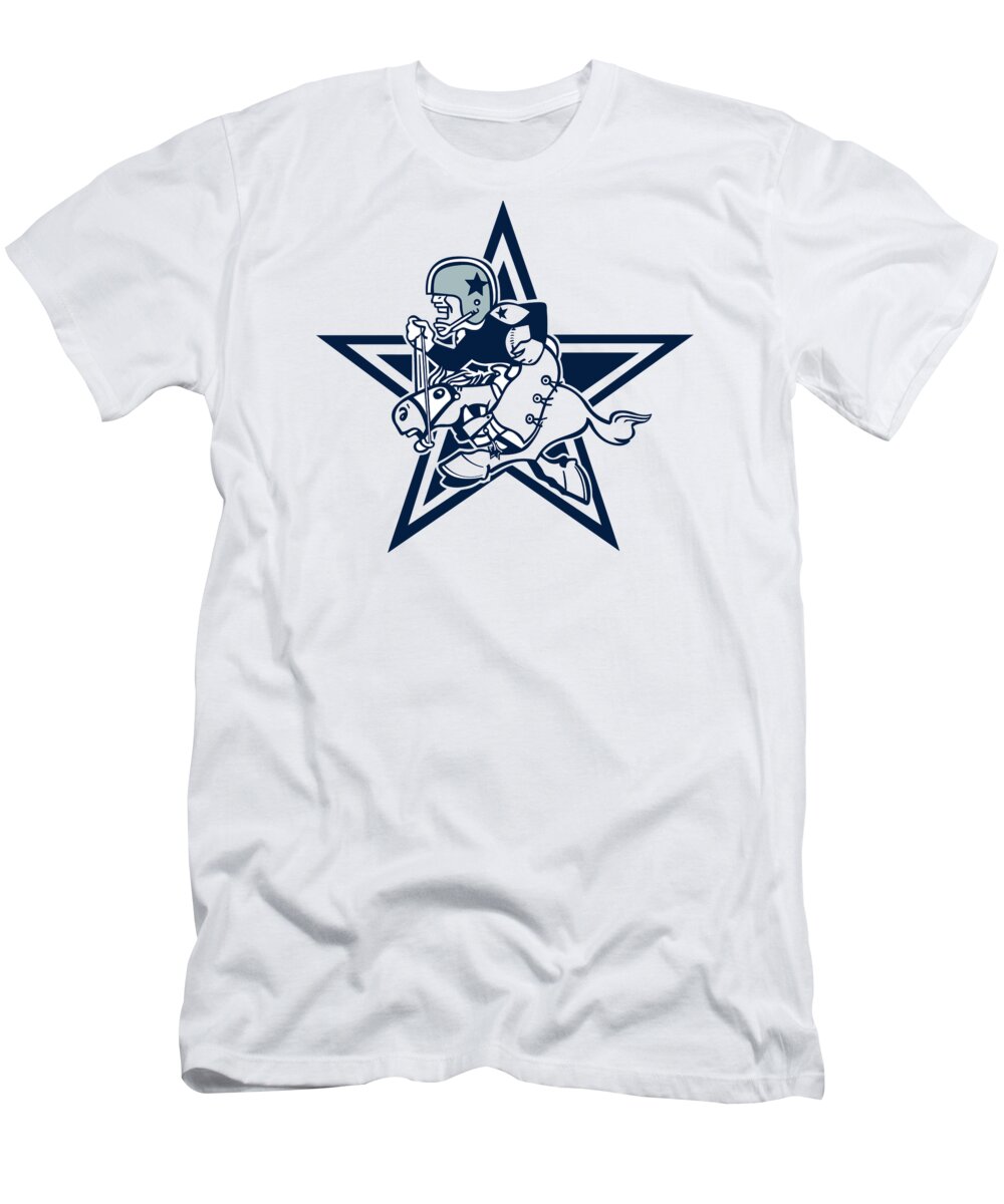 Dallas T-Shirt featuring the digital art Dallas Cowboys by Danny Shriver