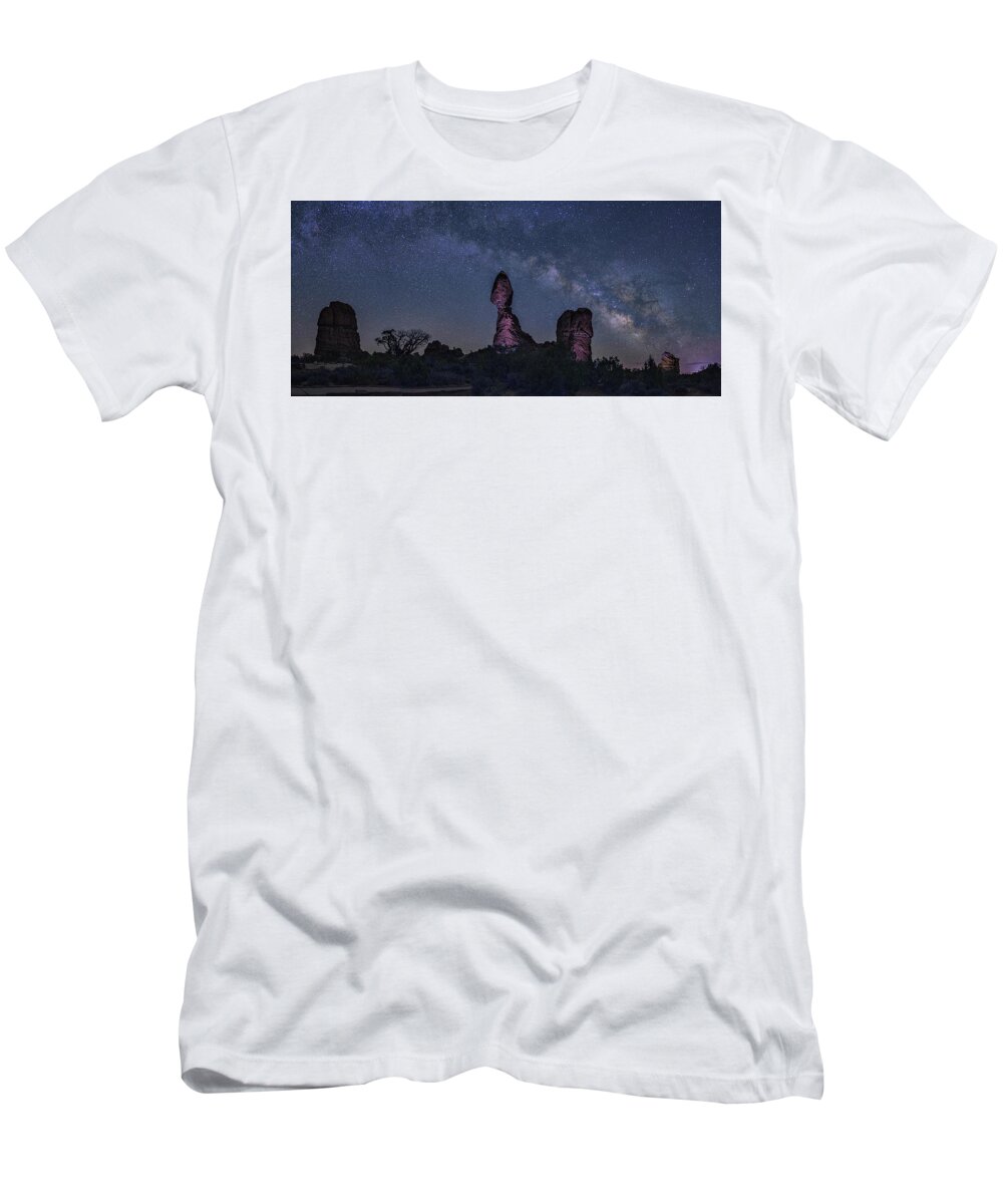 Utah T-Shirt featuring the photograph Desert Stars by Robert Fawcett