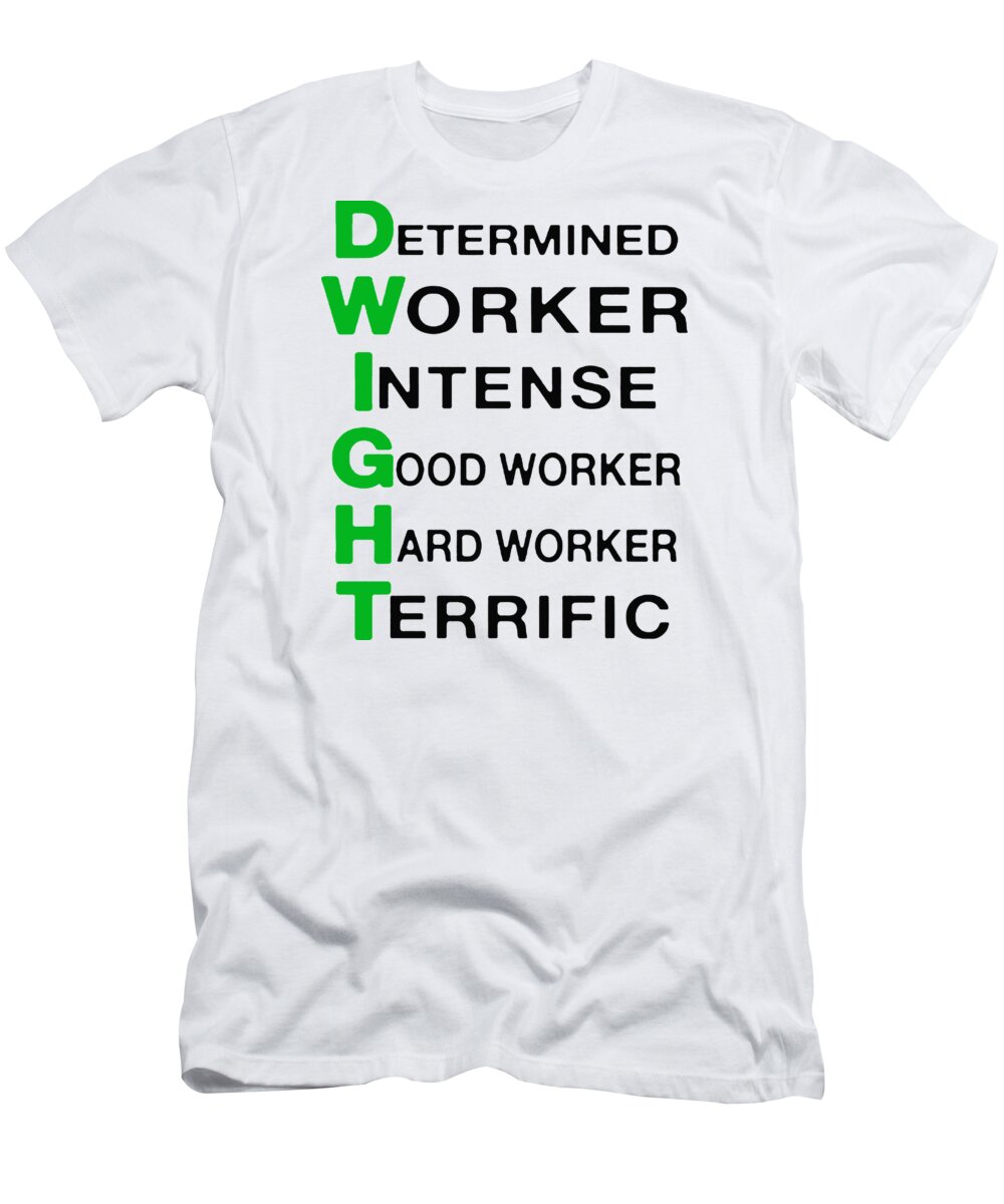 Determined T-Shirt featuring the digital art Determined Worker Intense Good Worker Hard Worker by Paige Parkinson