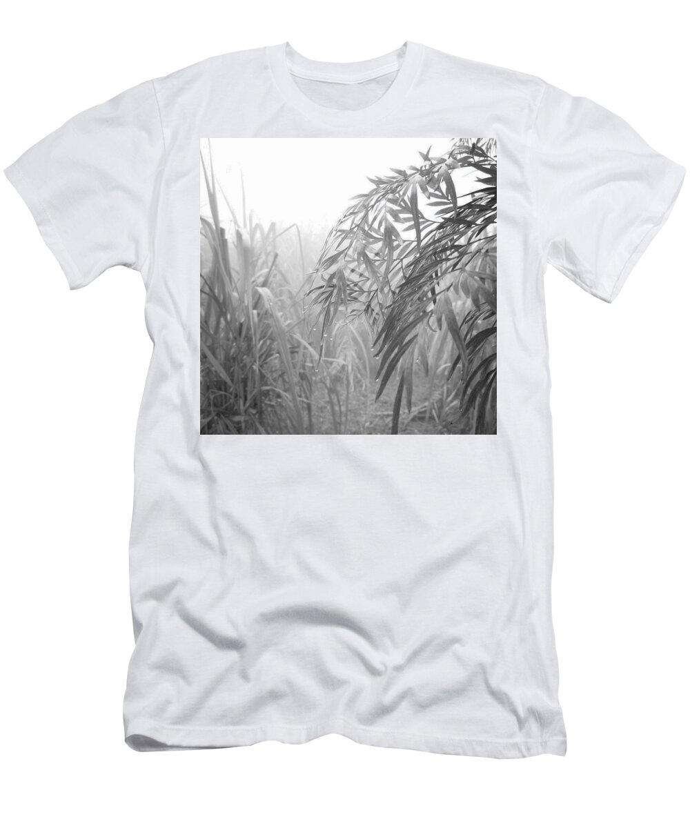 Rural Photography T-Shirt featuring the photograph Dew's drops by Jarek Filipowicz