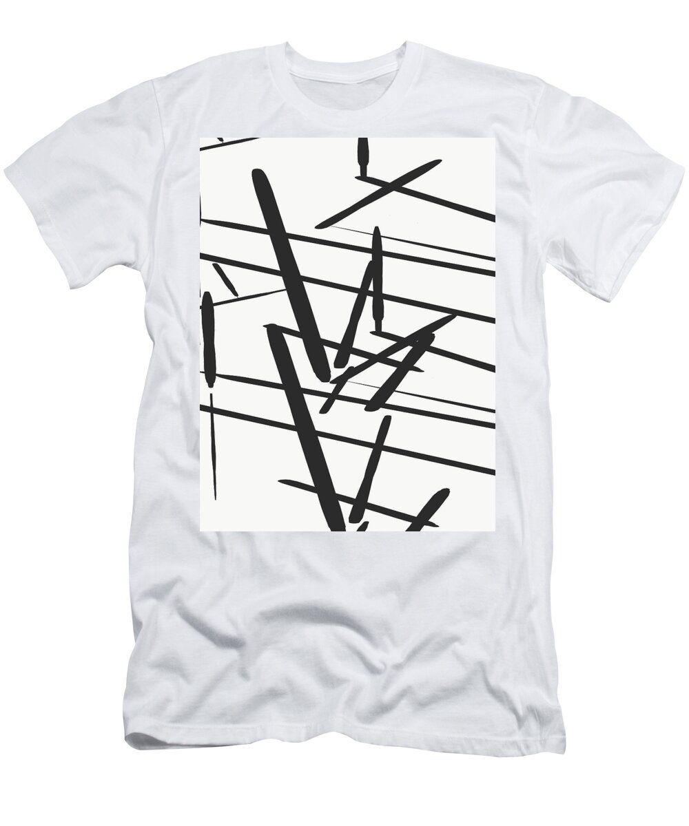 Abstract T-Shirt featuring the drawing Disturbance by M A G N O R C O N C E P T S