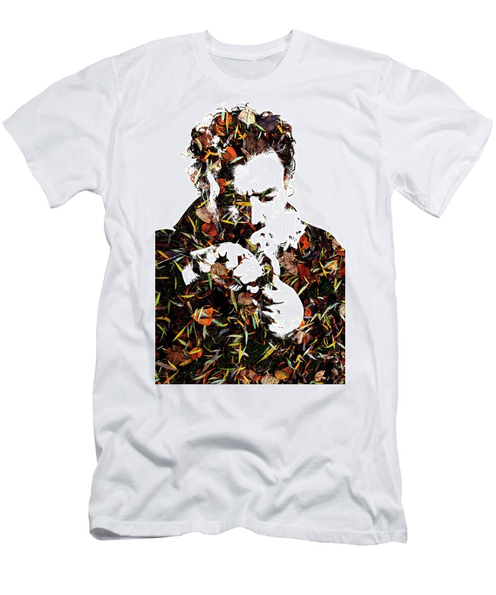 Exposure T-Shirt featuring the photograph Double Man by Stelios Kleanthous