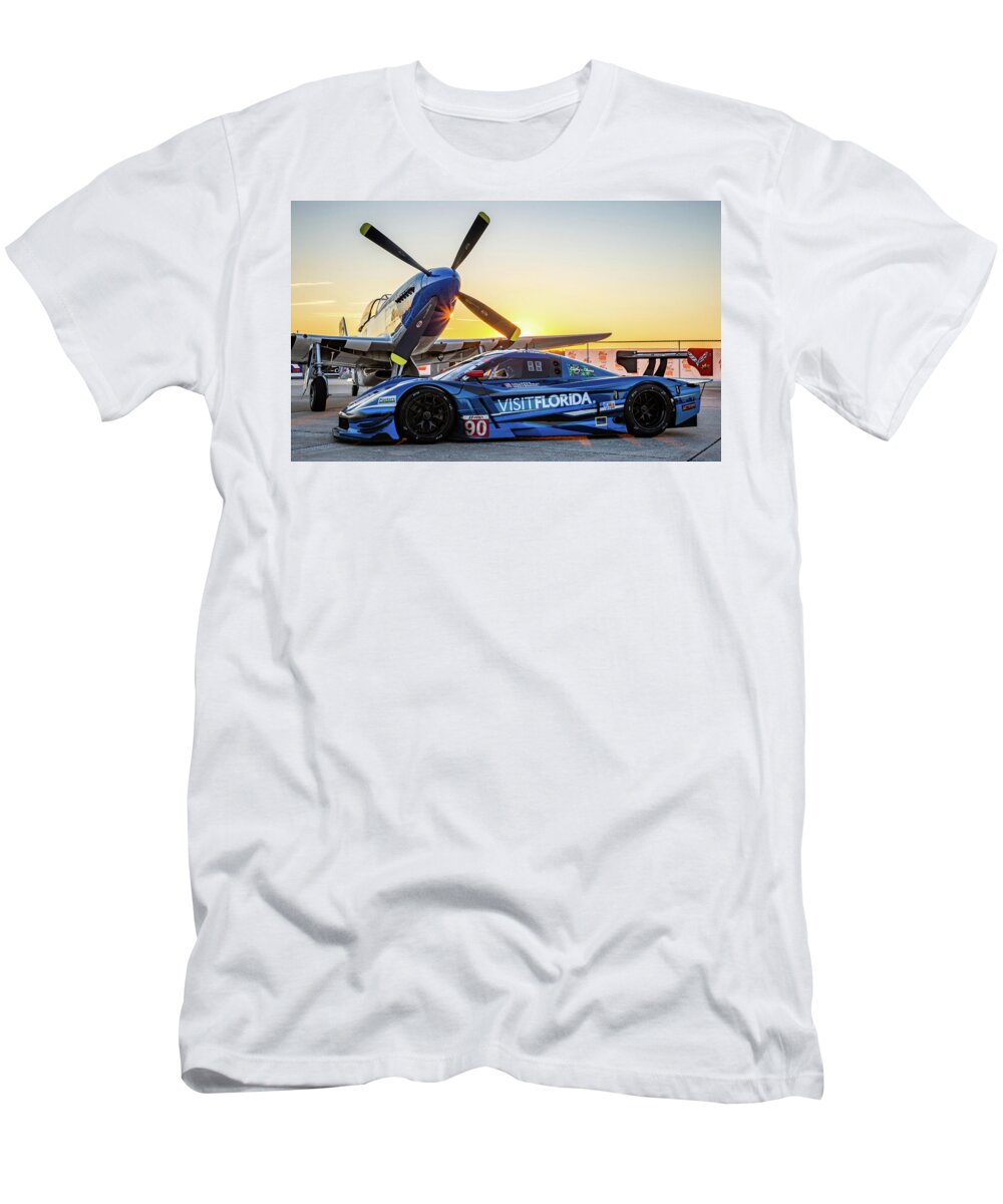 Race T-Shirt featuring the photograph Dream Machines by David Hart