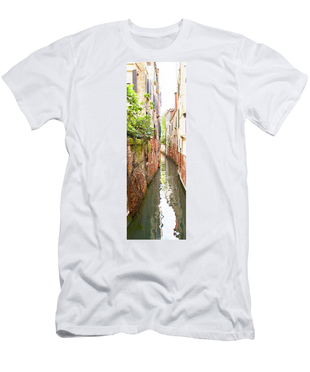 Bridge T-Shirt featuring the photograph Dsc9422 - Bridge of Tentor, Venice by Marco Missiaja