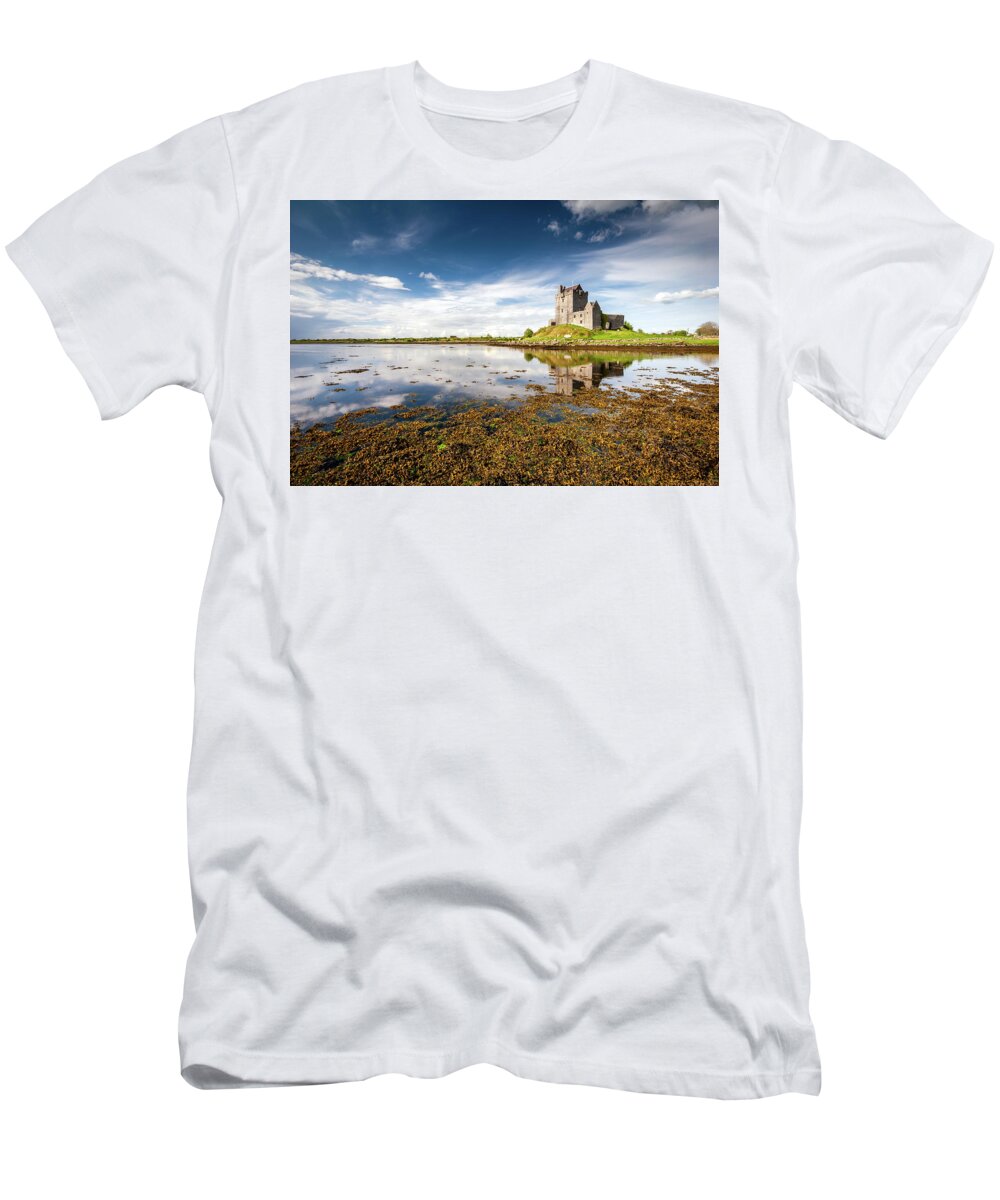 Architecture T-Shirt featuring the photograph Dunguaire Castle Kinvara co Galway Ireland by Pierre Leclerc Photography