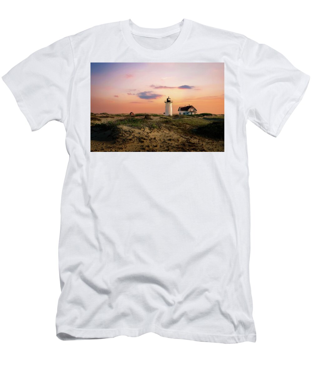 Massachusetts T-Shirt featuring the photograph Dusk at Race Point by Rick Berk