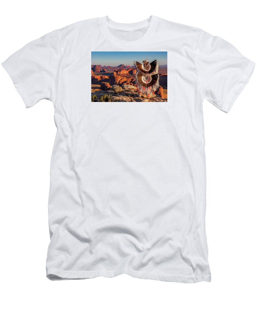 Southwest T-Shirt featuring the photograph Eagle Feathers by Dan Norris