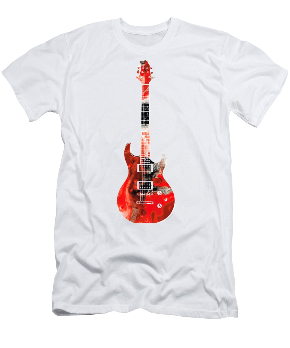 Giraffe ontmoeten Maken Electric Guitar - Buy Colorful Abstract Musical Instrument T-Shirt by  Sharon Cummings - Pixels Merch