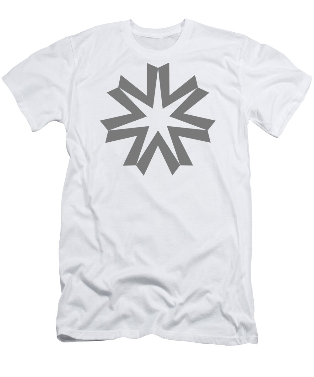 Hokkaido Prefecture Emblem T-Shirt featuring the digital art Emblem of Hokkaido by A Z