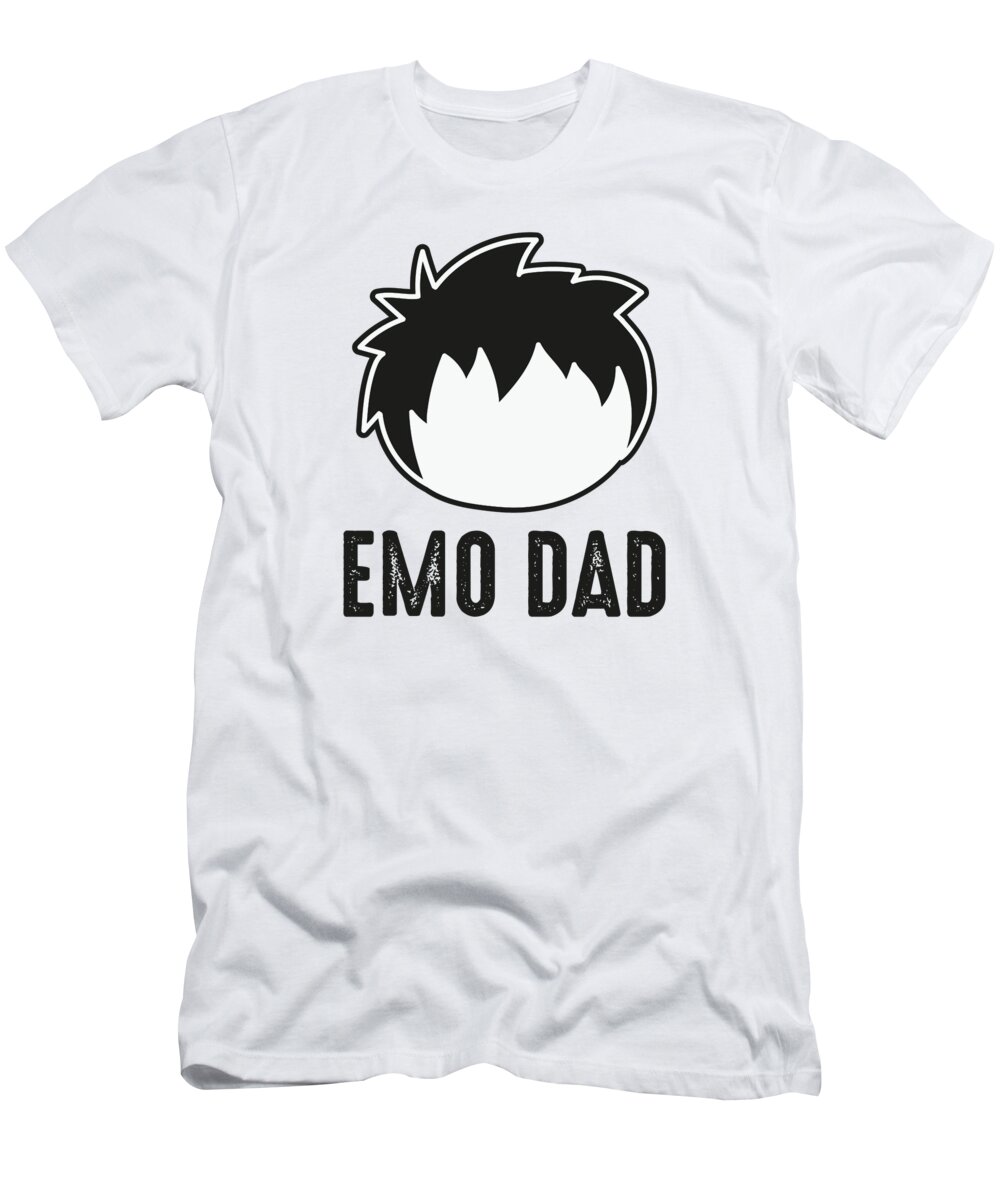 Goth T-Shirt featuring the digital art Emo Staff Emo Y2K Emo Goth Gothic Alt Alternative Aesthetic by Toms Tee Store