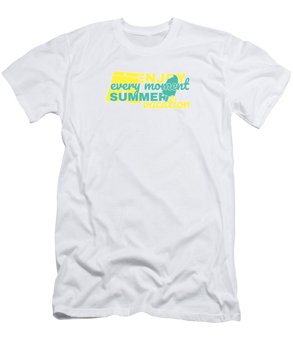 aborre Den anden dag udløser Enjoy Every Moment Summer Vacation T-Shirt by Funny Gift Ideas - Pixels