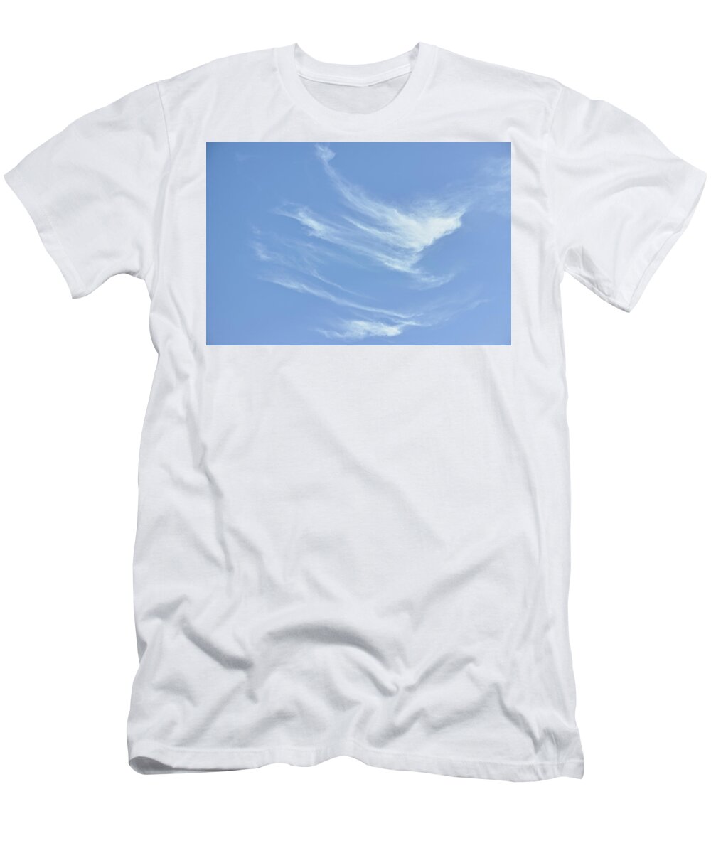 Cloud T-Shirt featuring the photograph Evanescent silhouette by Karine GADRE
