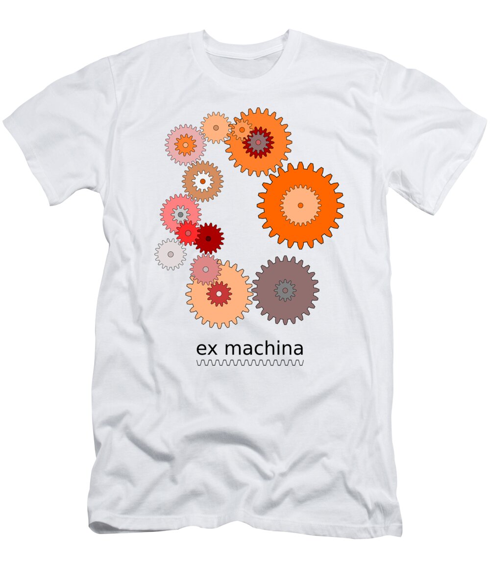 Ex Machina T-Shirt featuring the digital art Ex Machina by Richard Reeve