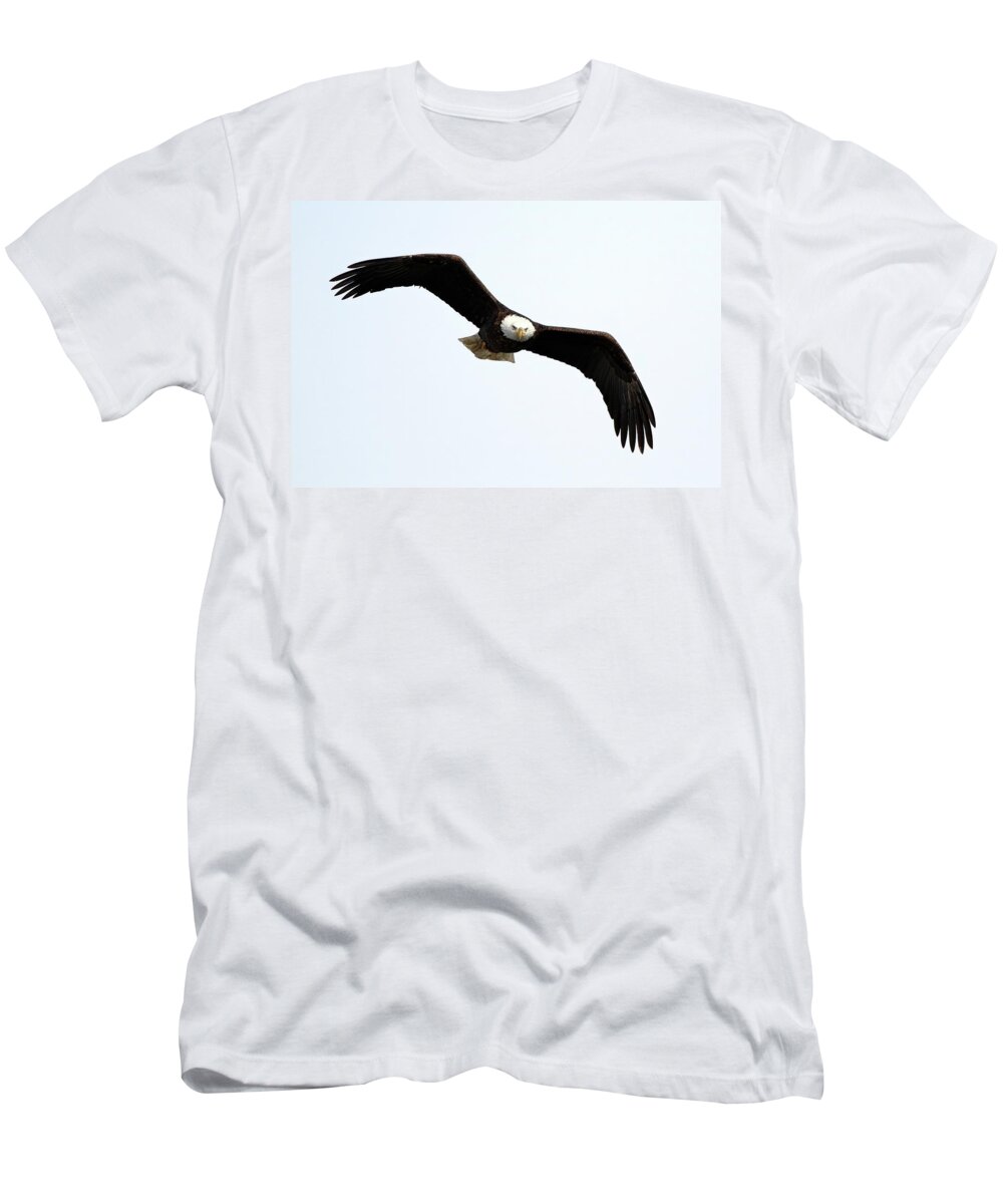 Bird T-Shirt featuring the photograph Eyes On The Prize by Lens Art Photography By Larry Trager
