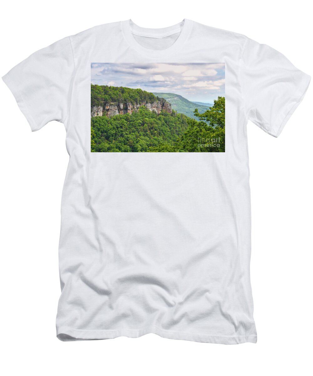 Falling Water Falls T-Shirt featuring the photograph Falling Water Falls 3 by Phil Perkins