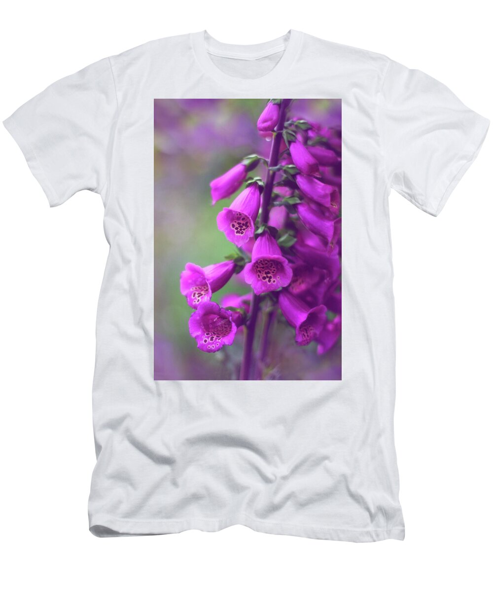 Foxglove T-Shirt featuring the photograph Fancy Foxglove by Jessica Jenney