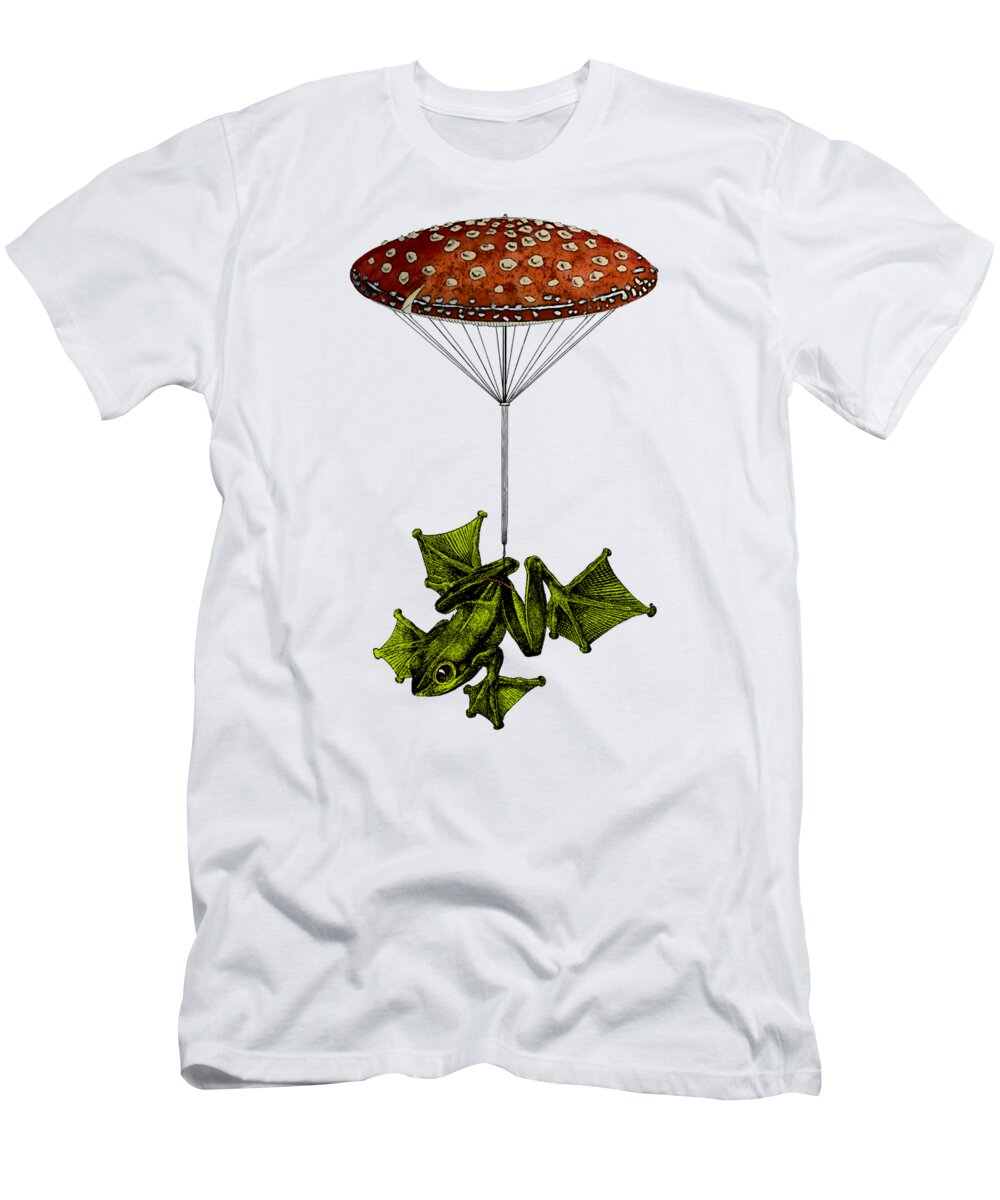 Frog T-Shirt featuring the digital art Fantasy Frog by Madame Memento