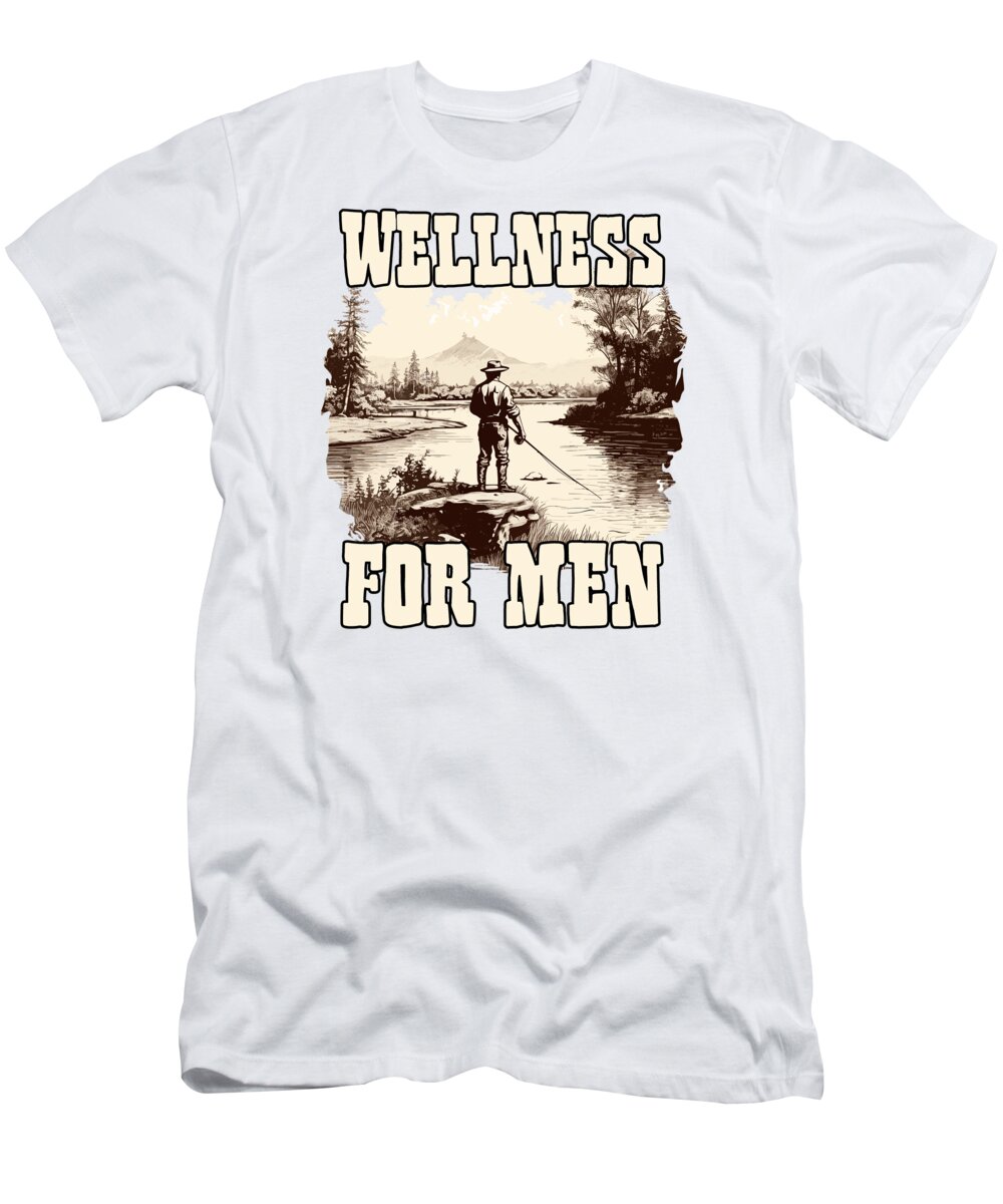 Fishing men t-shirt for fishing trip angler T-Shirt by Benjamin Burkert -  Pixels