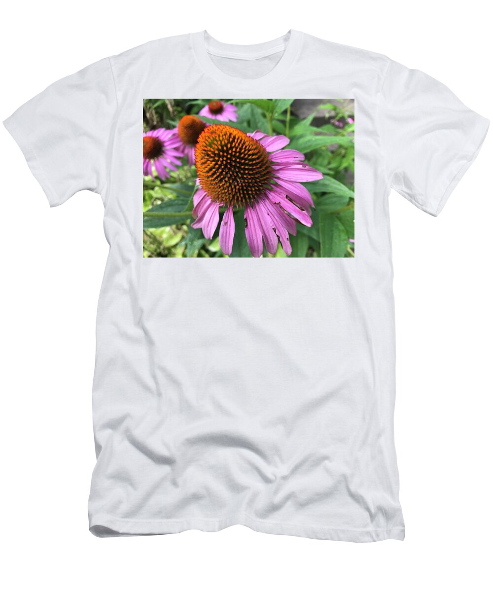 Flowers T-Shirt featuring the photograph Flower Cones by Jean Wolfrum