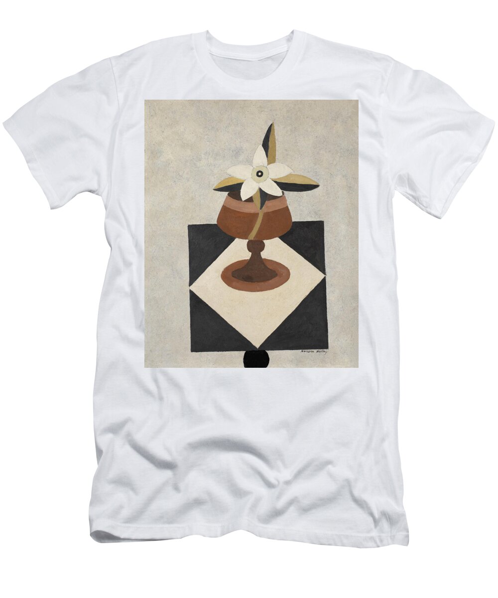 Marsden Hartley T-Shirt featuring the painting Flowerpiece by Mango Art
